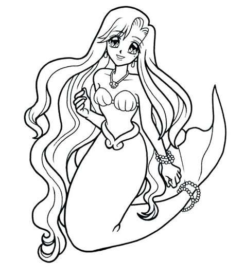 Little Mermaid Melody Coloring Pages At Getdrawings Free Download
