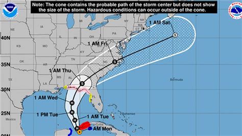 Michael Becomes Hurricane Could Hit Florida Panhandle As Category 2 Storm
