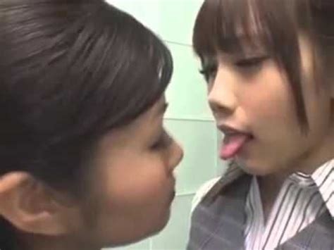 Maybe you would like to learn more about one of these? Two Japanese girls kiss