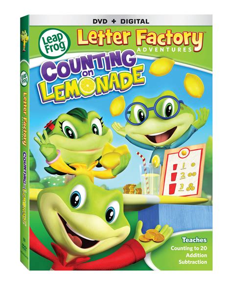 Leapfrog Letter Factory Adventures Counting On Lemonade Comes To Dvd