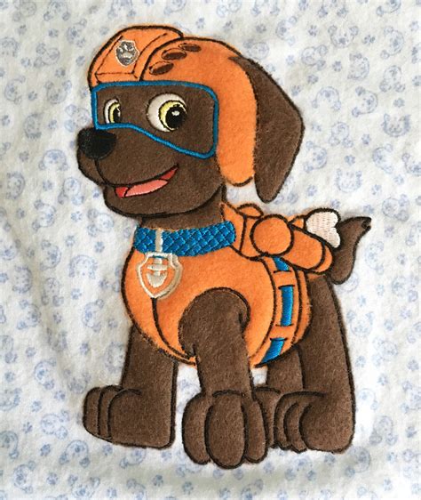Embroidered Paw Patrol Applique Patches Etsy