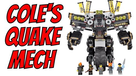 Lego Ninjago Movie Coles Quake Mech Unboxing Speed Build And Review