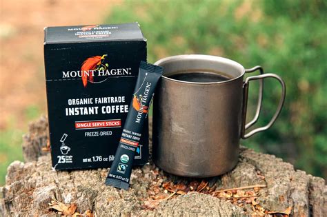 Mount Hagen Organic Instant Regular Coffee 25 Count Single Serve