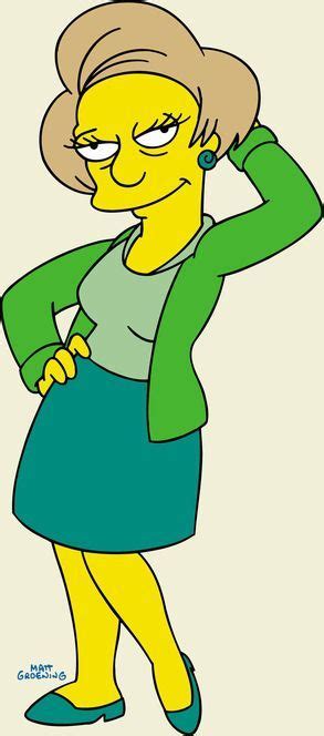 Who Are The Characters That Live In Springfield Edna Krabappel Personajes De Los Simpsons