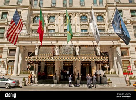 New York, N.Y. - April 8, 2005 -- Fifth Avenue exterior of The Plaza