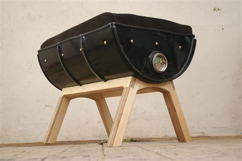 100 upcycling ideas for every space in your home 100 photos. Hocker aus einem Metallfass. #upcycling #DIY | Fass möbel ...