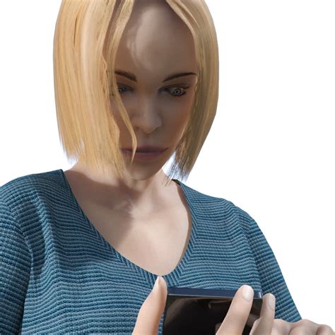 Human Girl Blonde 3d Model