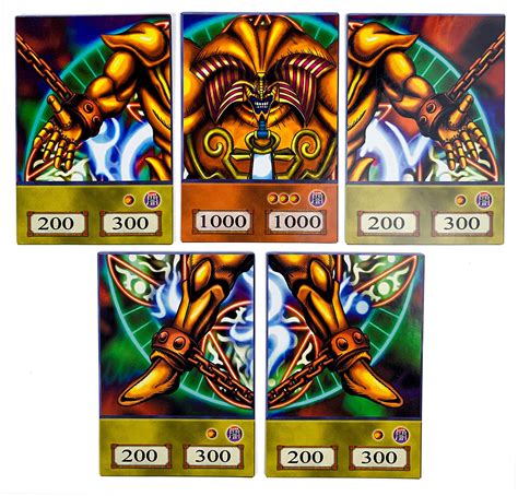 Buy Orica Card Set Complete Exodia Set Common Cards In Yugioh Anime Design Includes 100