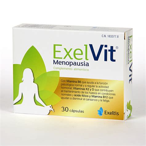 Exelvit Menopausia 30 Cápsulas Exelvit Exeltis Bienestar De La Mujer