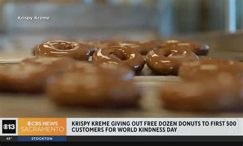 Krispy Kreme Donuts Giving Away Free Dozen On World Kindness Day