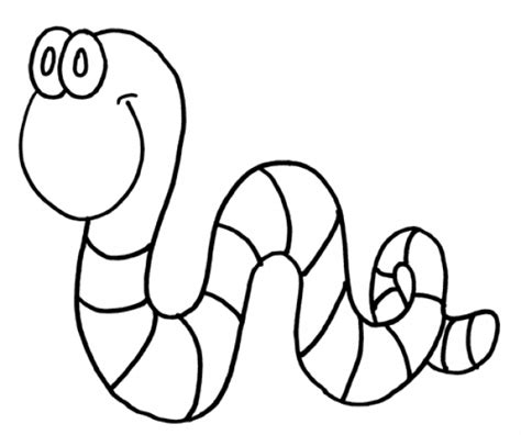 Worm Clipart Outline And Other Clipart Images On Cliparts Pub