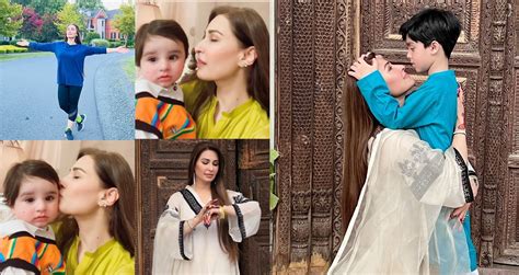 Beautiful Clicks Of Reema Khan With Her Son