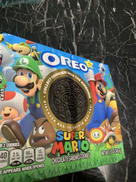 Super Mario Bros Brothers Oreo Limited Edition Cookies Sealed