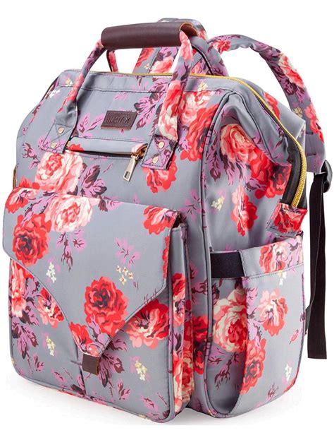 Diaper Bag Backpack Upgraded Kaome Large Capacity Floral Size Xx