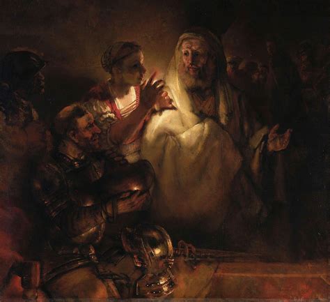 Rembrandt Van Rijn De Verloochening Van Petrus Rijksmuseum