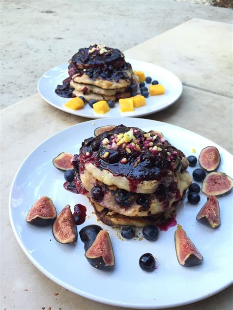 Blueberry Lemon Ricotta Pancakes — Lee From America