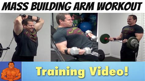 Mass Building Arm Workout Do This For Bigger Guns Youtube
