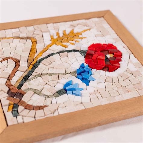 Diy Mosaic Craft Kit For Adults Summer Mosaic Art Project Etsy