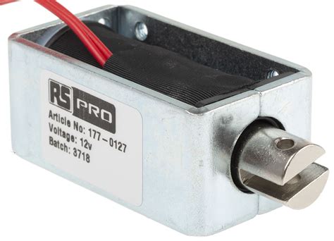 Rs Pro Linear Solenoid 12 V 58 X 254 X 318 Mm Rs