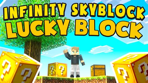 Infinity Lucky Block Skyblock By Chunklabs Minecraft Marketplace Map