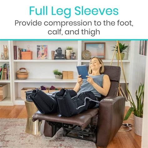 Vive Health Leg Compression Therapy System With Wireless Remote
