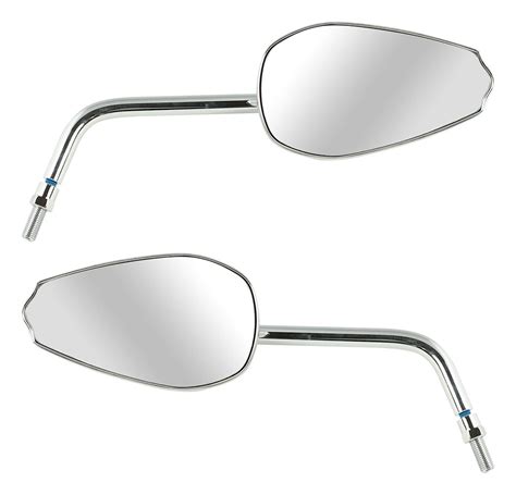 Bike It Dyna Universal High Chrome Mirrors With Reverse Thread Adaptor Option £7199