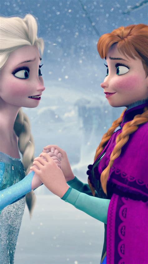 Frozen Elsa And Anna Phone Wallpaper Frozen Photo 39339935 Fanpop