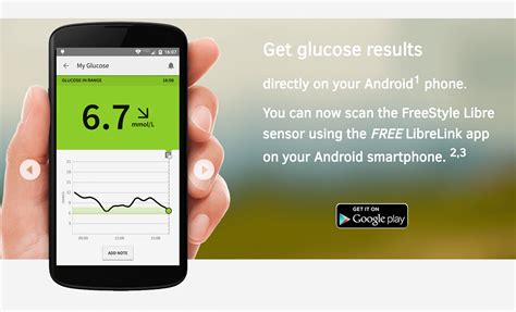 The openlibre app for android can be used to read the tissue glucose measurement data from the freestyle libre cgm device using a nfc capable phone. Application Librelink - Obtenir les données du Freestyle ...