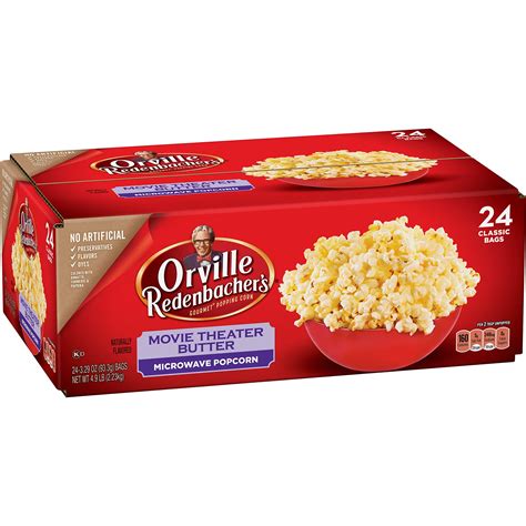 Orville Redenbachers Movie Theater Butter Microwave Popcorn 329
