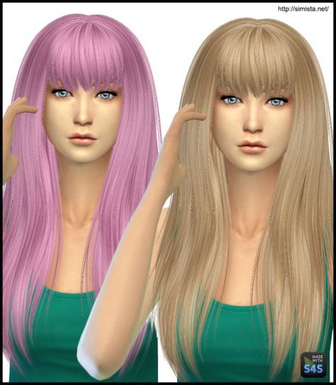 Simista Alesso`s Heartbeat Hairstyle Retextured Sims 4 Hairs