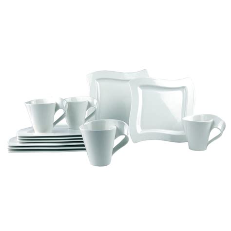 Enjoy free shipping on most stuff, even big stuff. Villeroy & Boch New Wave 12-Piece White Dinnerware (Set ...