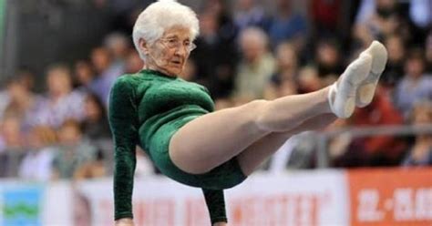 This Woman Is 96 She Is The Oldest Gymnast In The World She Is A Fire