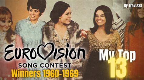 Eurovision Winners 1960 1969 My Top 13 Youtube