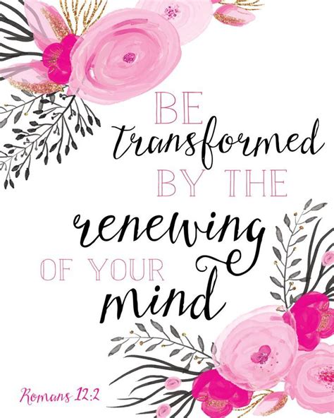 Be Transformed By The Renewing Of Your Mind Digital Download Print