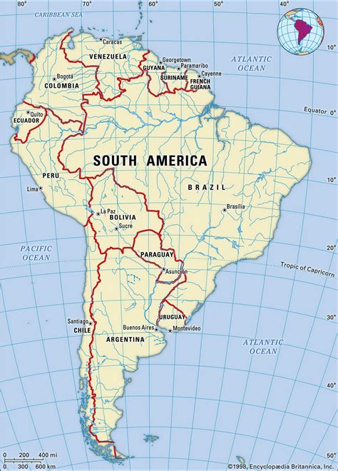 Южная Америка карты региона и описание стран география подробно