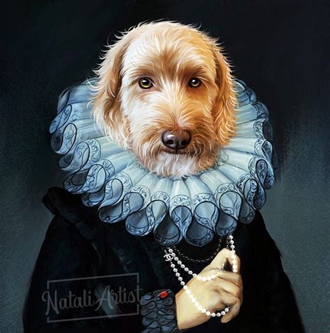 Custom Dog Portrait Pet Portrait Royal Renaissance Animal Etsy