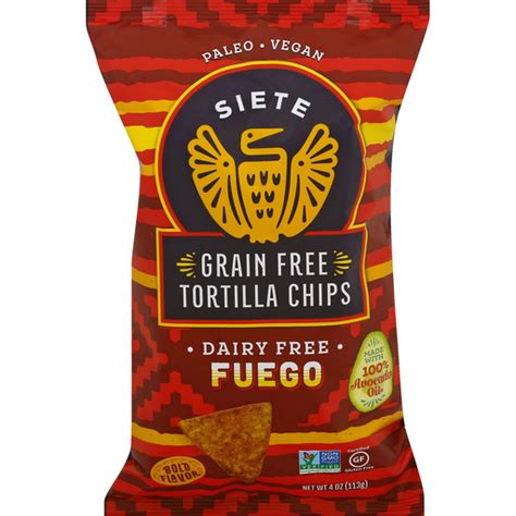 siete tortilla chips grain free fuego snacks chips and dips priceless foods