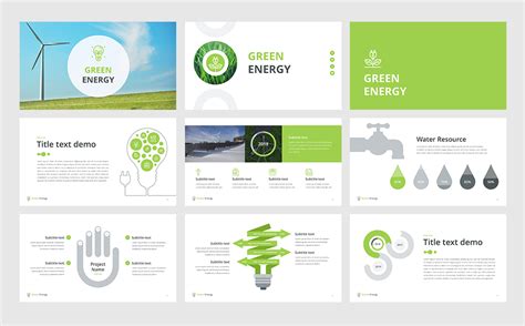 Green Energy PowerPoint Template For