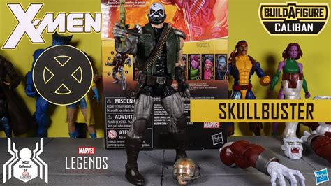 Marvel Legends Skullbuster X Men Wave 4 Caliban Baf Figure Review Youtube