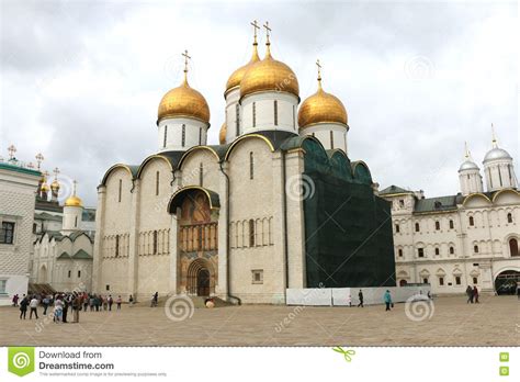 The Assumption Cathedral Of The Moscow Kremlin Editorial Image Image