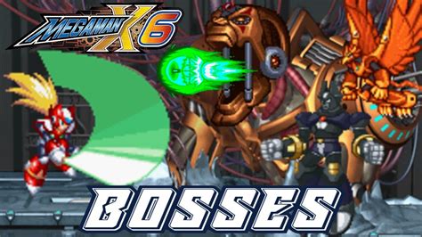 Mega Man X6 All Bosses Zero No Damage Xtreme Youtube