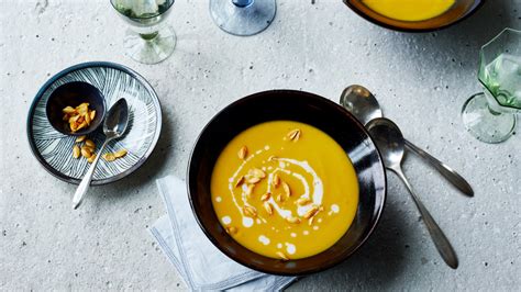 Butternut Squash Soup With Coconut Milk And Ginger Recipe Martha Stewart
