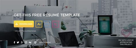 Thanks to an elegant and very intuitive interface, it will guide us to create a professional cv in a very easy way. Free Resume / CV + Cover Letter Template on Behance