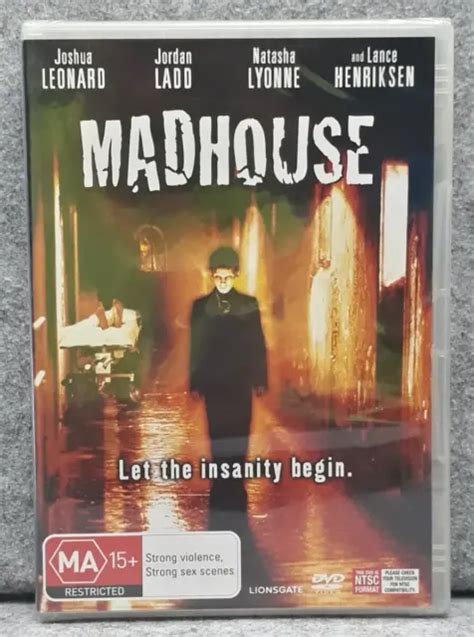 New Madhouse Leonard Ladd Horror Sci Fi Movie Dvd Region 4 Ntsc Free