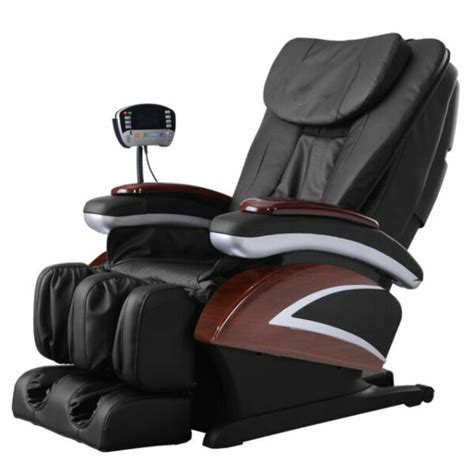 Bestmassage Bm Ec07c Black Full Body Shiatsu Massage Chair Recliner With Built In Heat Therapy
