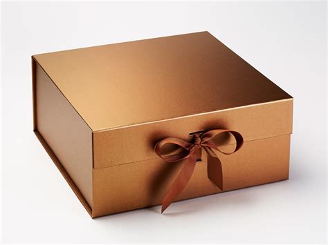 Copper Extra Large Folding T Boxes With Magnetic Closure Foldabox Usa
