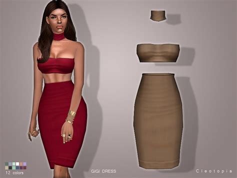 Set59 Gigi Bodycon Dress The Sims 4 Catalog
