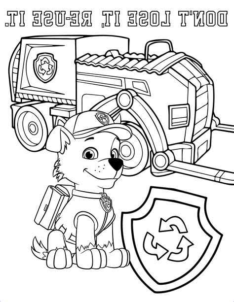 Paw Patrol Lookout Coloring Page