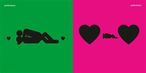 man meets woman by yang liu uses pictograms to explore the differences between the sexes