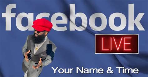 Facebook Live Template Postermywall